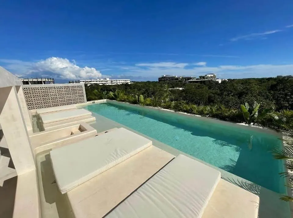 New Villa With Bathtub And Jacuzzi Tulum Appartamento